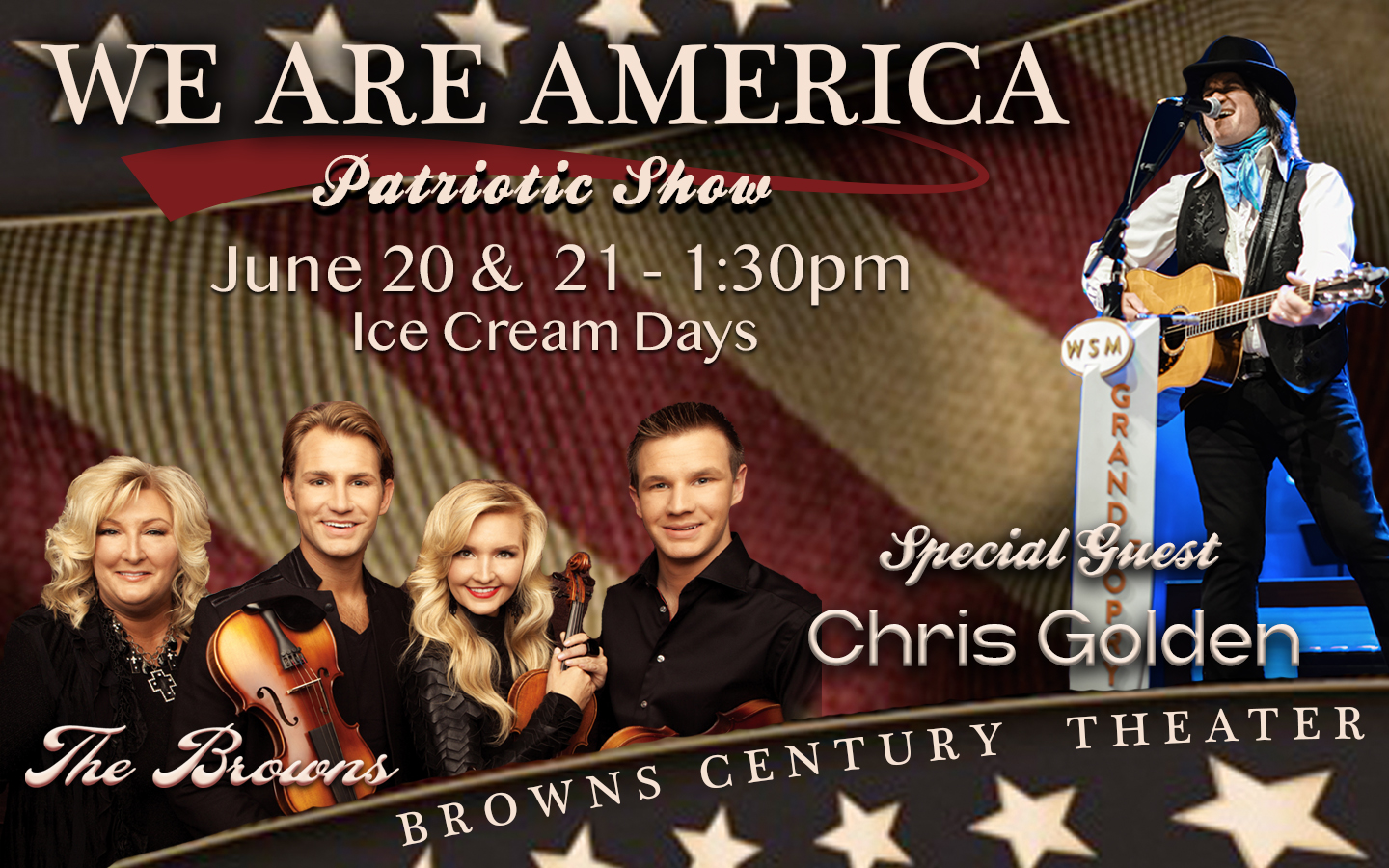 Browns Patriotic Show with Chris Golden